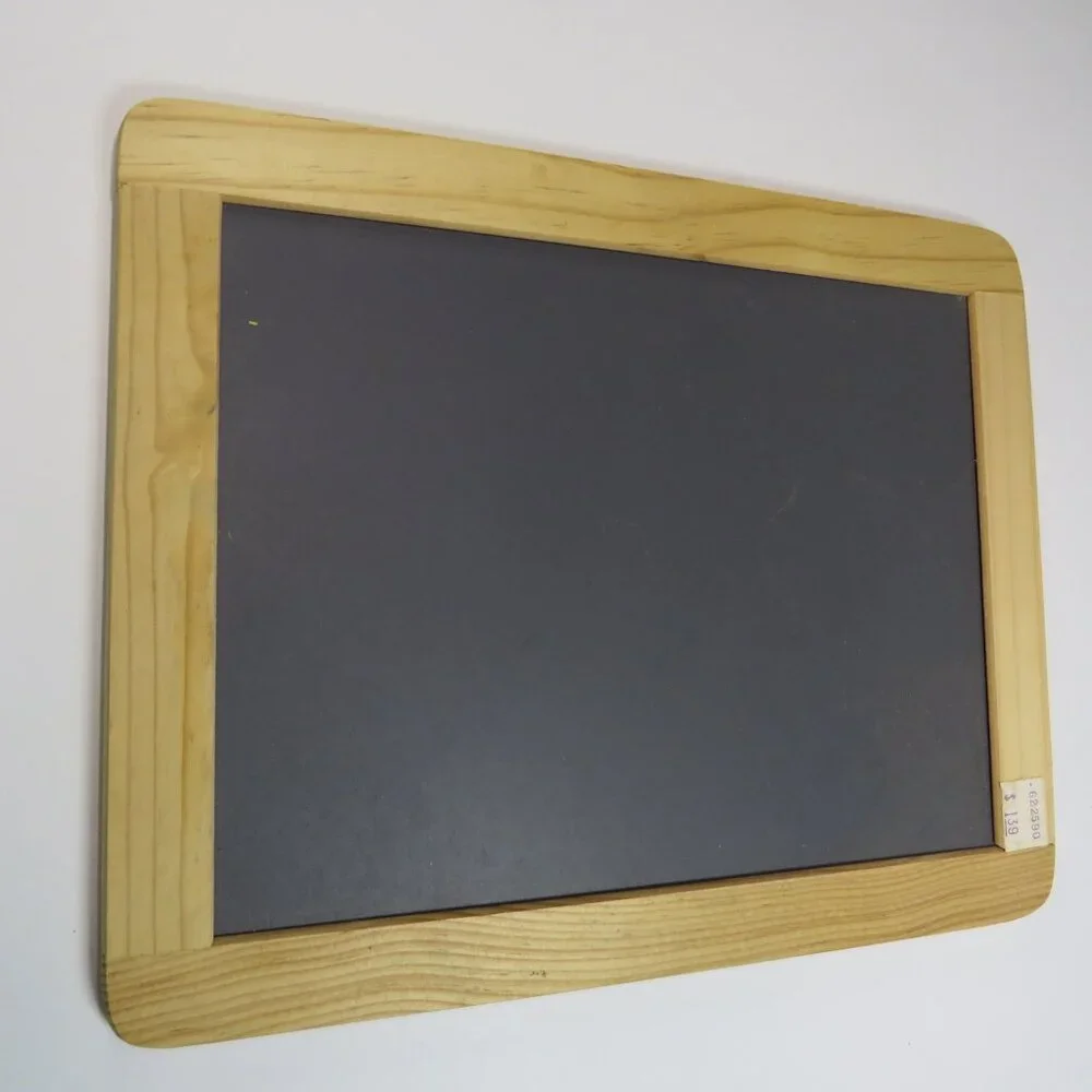 Vintage 80s  Wood Frame Chalkboard MINT CONDITION Unfinished, Tongue & Groove